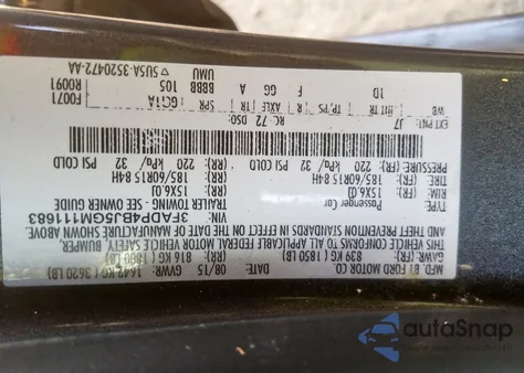 2016 Ford Fiesta Se z USA, uszkodzony, nr VIN 3FADP4BJ5GM111683